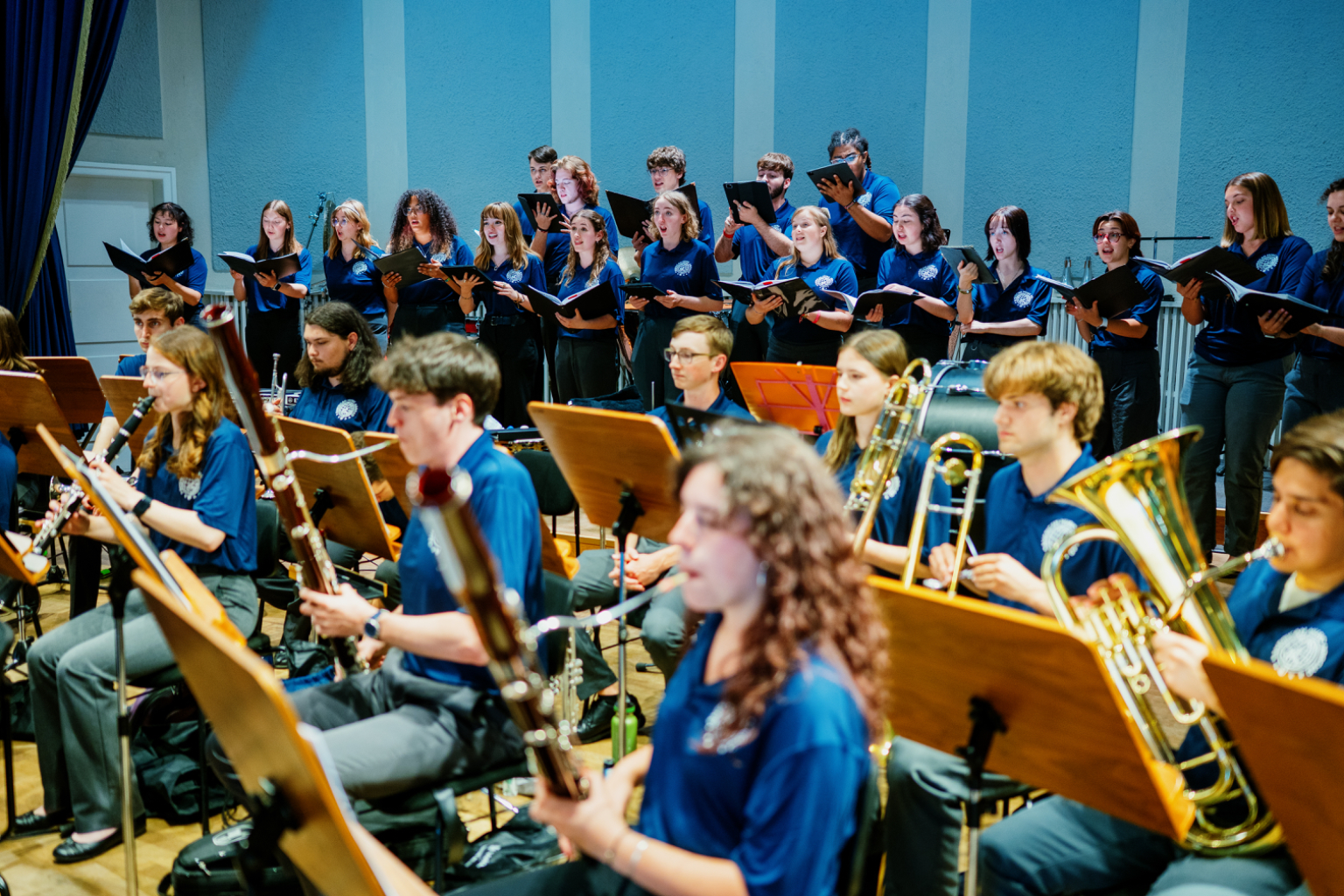 College musicians during the AMA Collegiate Tour 2025.