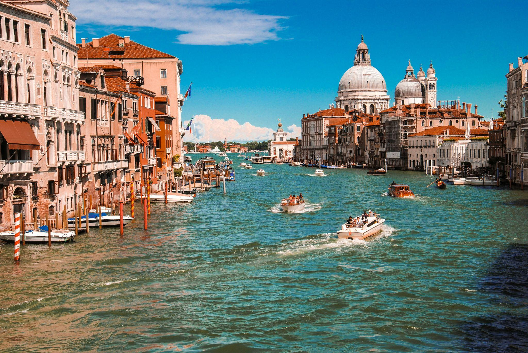 The Grand Canal in Venice.
