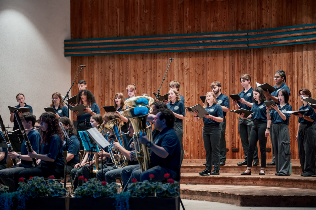 Repeated performances help students turn preparation into confidence throughout the trip.