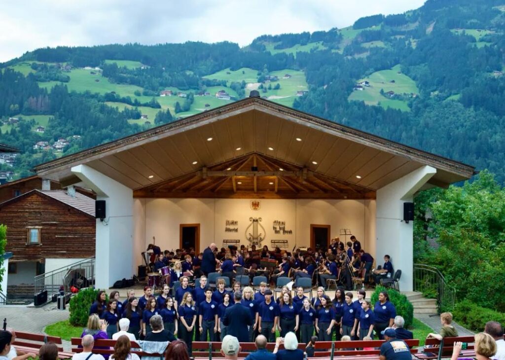 A choir performing