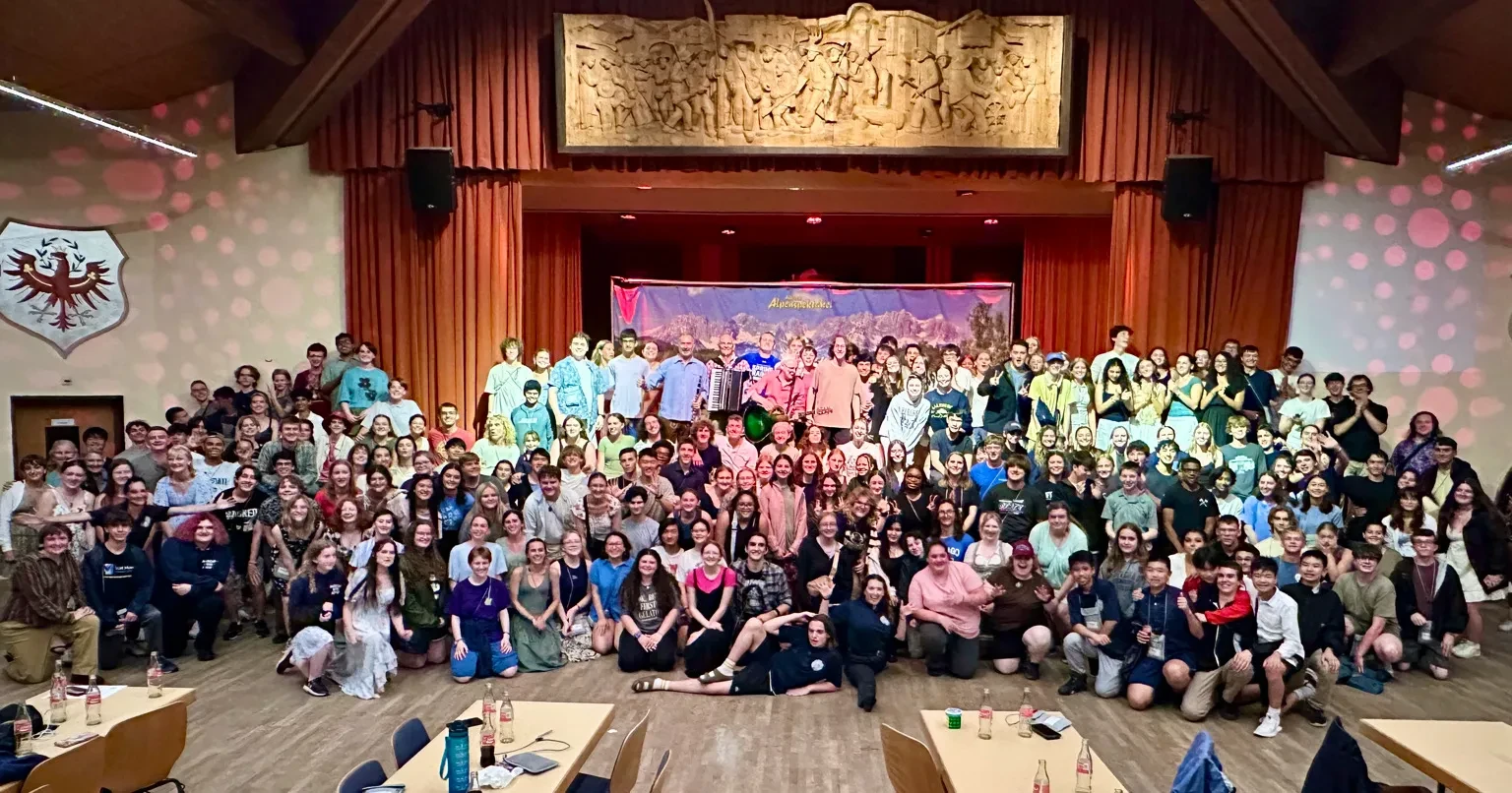 Students participating in the American Music Abroad Silver Tour 2026.
