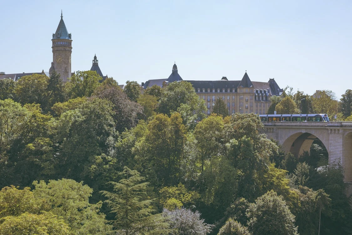 Luxembourg city view.