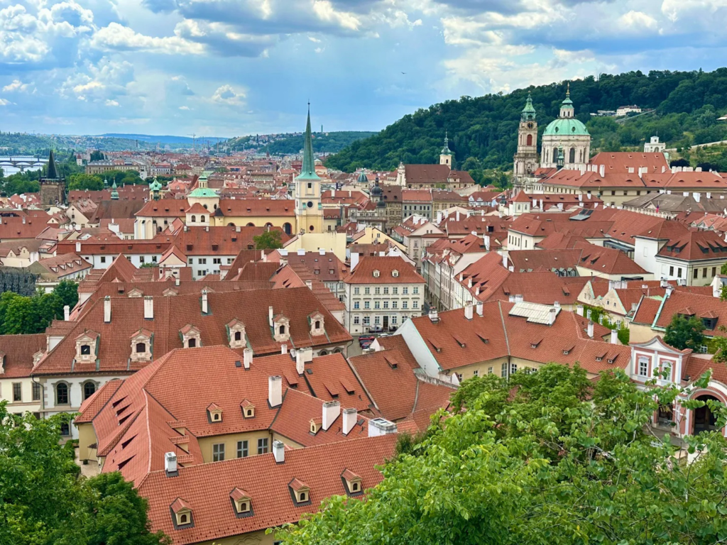 The striking blend of lush hillside parks and historic terracotta rooftops makes Prague an inspiring backdrop for student musicians discovering Central Europe.